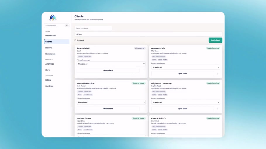 Add a client tutorial preview